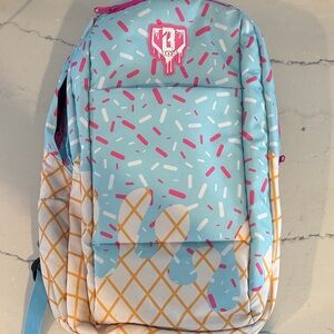 Baseball Lifestyle 101 Cotton Candy ice cream drip backpack